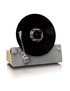 Lenco LSA-071SI Tourne-disque vertical entièrement automatique avec haut-parleurs intégrés et Bluetooth® Silver 2