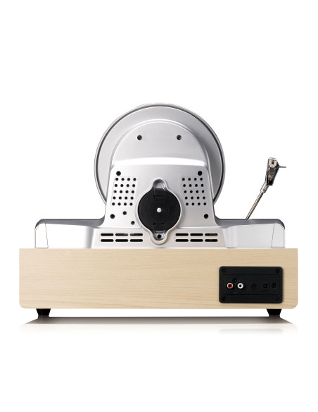 Lenco LSA-071SI Tourne-disque vertical entièrement automatique avec haut-parleurs intégrés et Bluetooth® Silver