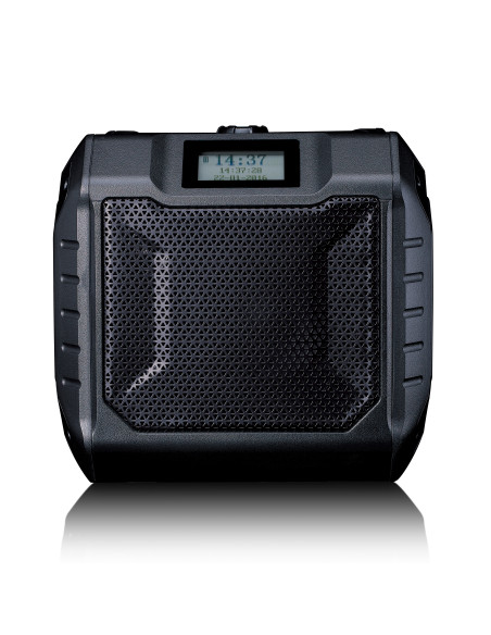 Lenco ODR-160GY Radio d'extérieur portable DAB+/FM à haute puissance avec Bluetooth® IPX5 résistant à l'eau Gris