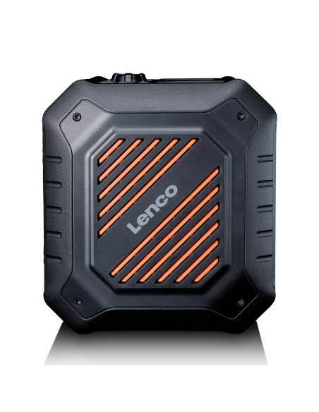 Lenco ODR-160GY Radio d'extérieur portable DAB+/FM à haute puissance avec Bluetooth® IPX5 résistant à l'eau Gris