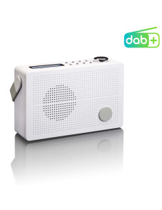 Lenco PDR-030WH Radio portable DAB+/FM avec fonction alarme Blanc