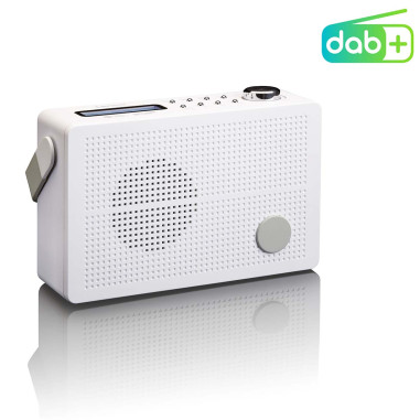 Lenco PDR-030WH Radio portable DAB+/FM avec fonction alarme Blanc