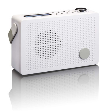 Lenco PDR-030WH Radio portable DAB+/FM avec fonction alarme Blanc
