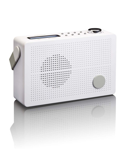 Lenco PDR-030WH Radio portable DAB+/FM avec fonction alarme Blanc