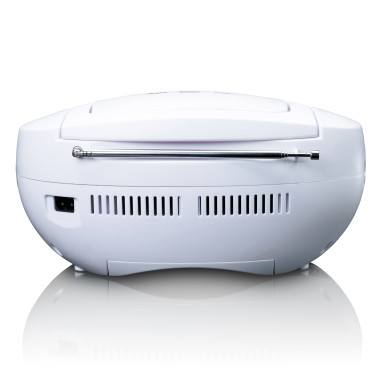 Lenco SCD-301PK Radio FM/CD/MP3 portable et lecteur USB Rose