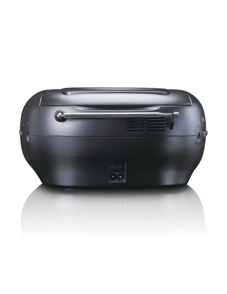 Lenco SCD-6000BK Radio Internet portable avec DAB+/FM. Bluetooth®. lecteur CD et grand écran couleur LCD Noir