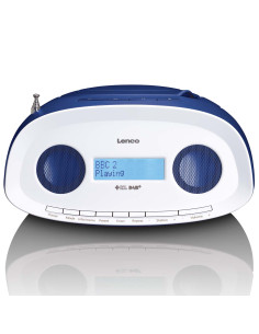 Lenco SCD-69BU Radio portable DAB+/FM avec lecteur CD et USB Bleu