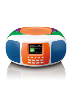 Lenco SCD-861KIDS Radio portable DAB+/FM avec Bluetooth®. lecteur CD et grand écran couleur LCD