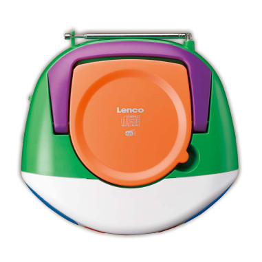 Lenco SCD-861KIDS Radio portable DAB+/FM avec Bluetooth®. lecteur CD et grand écran couleur LCD