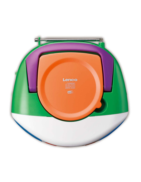 Lenco SCD-861KIDS Radio portable DAB+/FM avec Bluetooth®. lecteur CD et grand écran couleur LCD