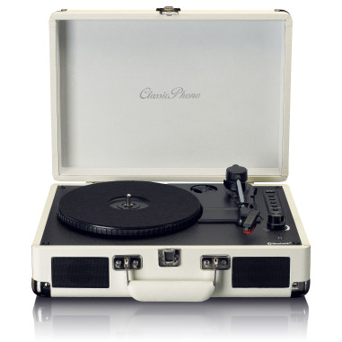 Lenco TT-115CR Lecteur de disques Bluetooth® avec haut-parleurs intégrés Cream