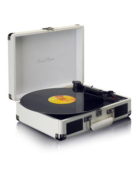 Lenco TT-115CR Lecteur de disques Bluetooth® avec haut-parleurs intégrés Cream
