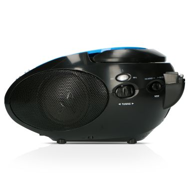 Lenco SCD-24 BLUE/BL Radio FM portable avec CD Bleu / Noir