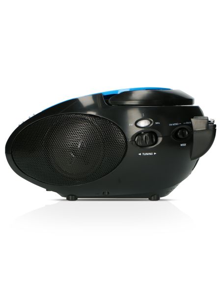 Lenco SCD-24 BLUE/BL Radio FM portable avec CD Bleu / Noir