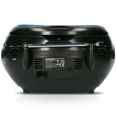Lenco SCD-24 BLUE/BL Radio FM portable avec CD Bleu / Noir