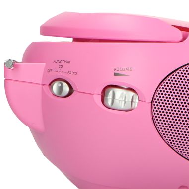 Lenco SCD-24 PINK Radio FM portable avec CD Rose