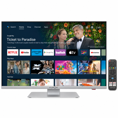Smart TV Google Officiel 24" EquinOxe 12V Camping-car