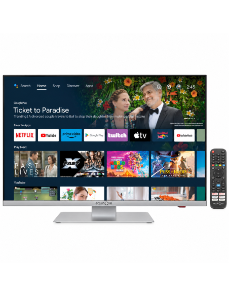 Smart TV Google Officiel 24" EquinOxe 12V Camping-car