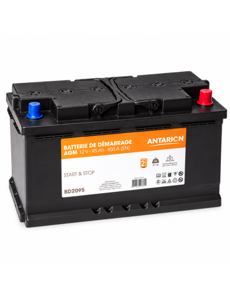 Batterie de démarrage AGM 95Ah ANTARION