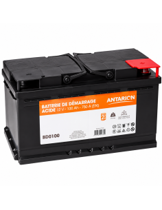 Batterie de démarrage ACIDE 100Ah ANTARION