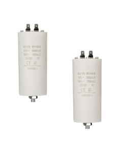 LOT 2 x Condensateur 50.0UF / 450 V à Cosses CONDO DÉMARRAGE 50MF